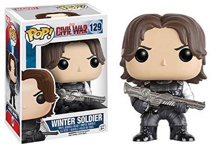 Funko Pop Marvel Captain America 3 Civil War Action Figure - Winter Soldier