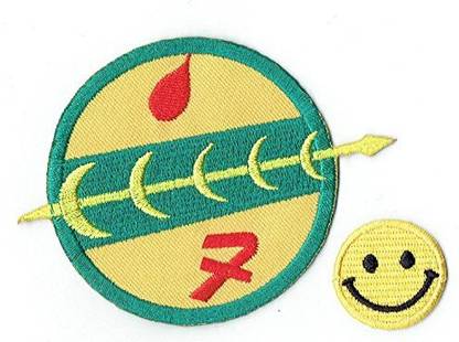 Patch Cube "Star Wars Mandalorian" Applique Embroide Iron On Patches (Wappen, &#X30Ef;&#X30C3;&#X30Da;&#X30F3; , &#Xd328;&#Xce58;) With Tiny Smiley Patches By Patch