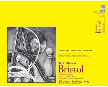 Strathmore Bristol Vellum Paper Pad 19"X24" 20 Sheets