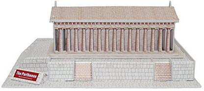 Runsong Creative 3D Puzzle Paper Model Parthenon Diy Fun & Educational Toys World Great Architecture Series
