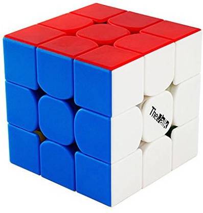 The Valk 3 Qiyi 3X3 Stickerless Edition Speed Cube Turns Quicker With Super Low Friction Design Stainless Steel Core Includes Qr Code Solution Guide 2.2 Inches