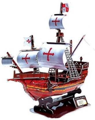 Dimart Educational 3D Model Puzzle Jigsaw Ship Boat Diy Toy