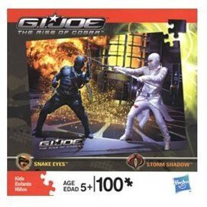 Generic Gi Joe Puzzle Snake Eyes And Storm Shadow By Hasbro