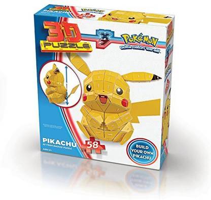 Cardinal Pokemon Pikachu Licensed 3D Puzzle