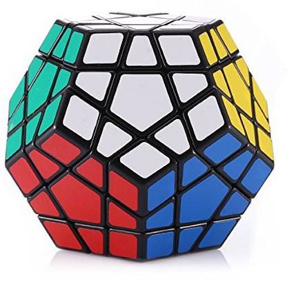 Easytar Megaminx Dodecahedron Magic Cube Special Toys - Black