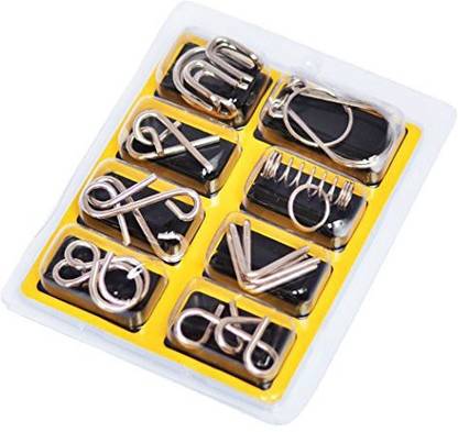 1 Iq Toys Magic Trick Toy Brain Teasers Iq Puzzles For Adult Children And Student Metal Iq Puzzle