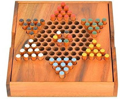 BRAIN GAMES Chinese Checkers In Box (Large)