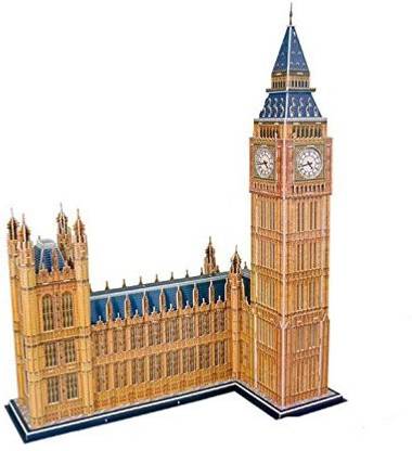 Glamorway 3D Paper Model Big Ben Puzzle Educational Kid Toy Eps Foam Jigsaw For Children Gift