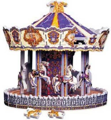 Wrebbit Puzz 3D The Golden Carousel