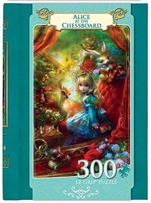 Masterpieces Alice At The Chessboard Book Box Ez Grip Jigsaw Puzzle