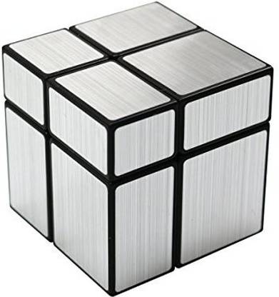 Fc Mxbb Mirror Cube 2X2 Magic Cube Speed Cube Sliver Black 57Mm