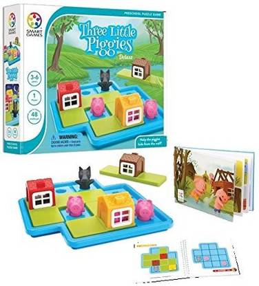 Smartgames Three Little Piggies Deluxe, Preschool Puzzle . Made By Smart