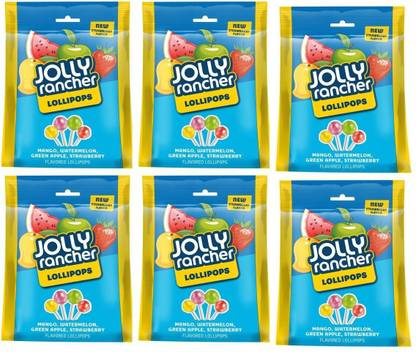 HERSHEY'S Jolly Rancher Candy Lollipop Mixed Fruit Lollipop