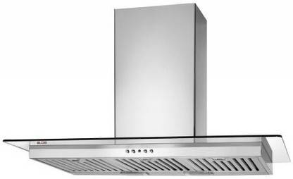 Alda CHA 662 PB BF 60 cm 1000 m3/hr Baffle Filter Wall Mounted Silver 1000 CMH Chimney
