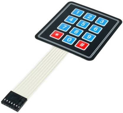 LogicInside 4x3 Membrane Keypad - Key Printed Educational Electronic Hobby Kit