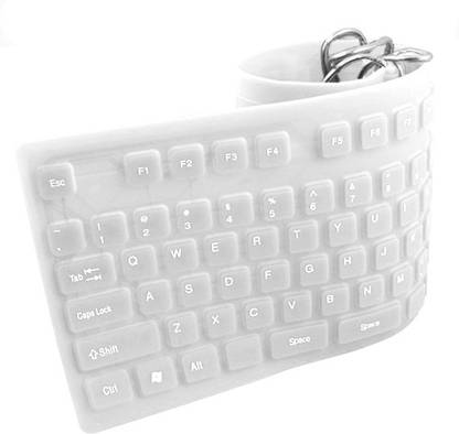 Dragon Foldable Keyboard Wired USB Standard Tablet Keyboard Compatible with Desktop, Laptop, Mac
