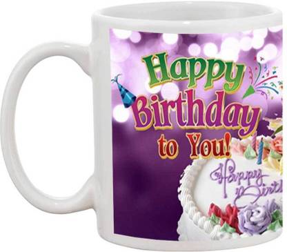तिया क्रेएशन Happy Birthday To You - 080 सिरेमिक मग