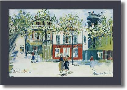 PosterMart Maurice Utrillo - Montmartre Digital Reprint 19 inch x 29 inch Painting