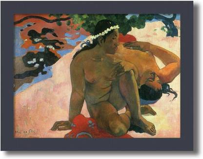 PosterMart Paul Gauguin - Aha Oe Feii What Digital Reprint 8 inch x 10 inch Painting
