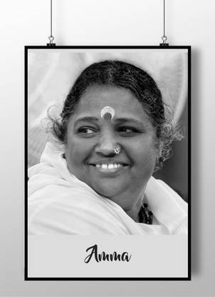 Amma Amritanandamayi Wall Poster A4 Fine Art Print