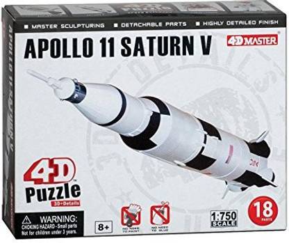 Daron Saturn V Rocket 4D Puzzle
