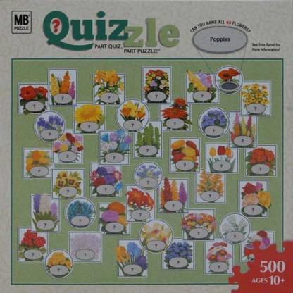Hasbro Quizzle Puzzle - Flowers: