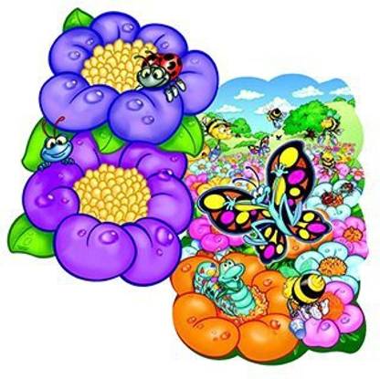 Patch Products Smethport Lauri Two Sided Beautiful Flower Garden Floor Jigsaw Puzzle