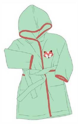 Bombay Dyeing Light Green Small Bath Robe
