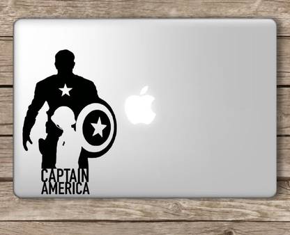 CVANU Captain Amirca Vinyl Laptop Skin Compatible for 14.9 inch