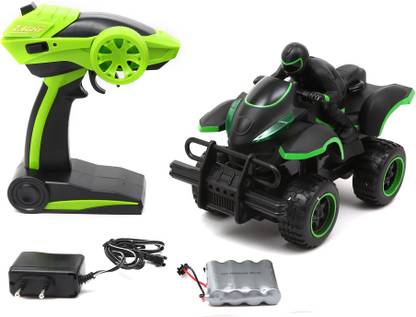 WISHKEY 2.4G Remote Control 4 Wheel Drive Green Motor Cycle