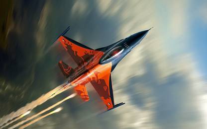Mntc Fighter Aircraft Plane Poster (Paper Print, 31cm x 46 cm) Paper Print