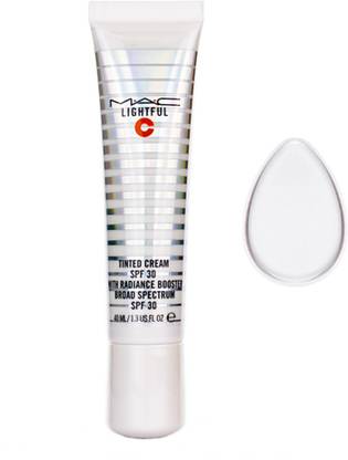 M.A.C Lightful C Tinted Cream with Radiance Booster Broad Spectrum SPF 30 With 1 Pc Silicon Puff