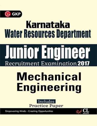 Karnataka Water Resources Department-Mechanical Engineering-Junior Engineer [je] Paper 1 & 2 Combined
