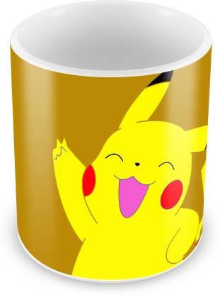 CREATIVE Pikachu Laughing Ceramic Coffee Mug