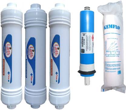 Shopping Store 1 Year RO service Kit,filmtec dow membrane with Inline set Solid Filter Cartridge