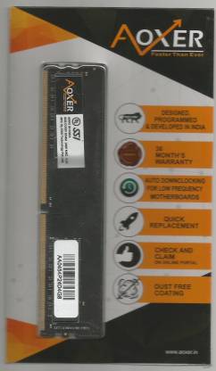 aoxer Desktop RAM 2017-07 DDR4 8 GB PC (AAP24D4G8)