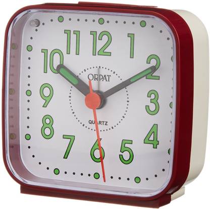 ORPAT Analog Burgandy Clock