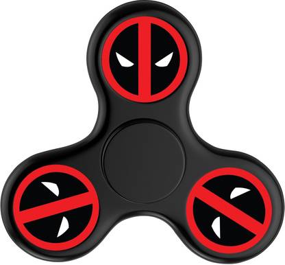 VibeX ® Fidget Spinner Deadpool Logo Tri-Spinner High Speed Spin