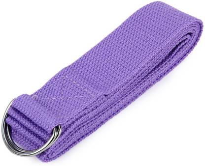 Ipop Retail 6" Purple Cotton Yoga Strap