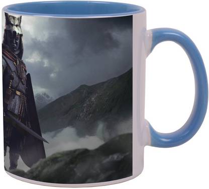 Arkist total war arena arminius Blue Ceramic Coffee Mug