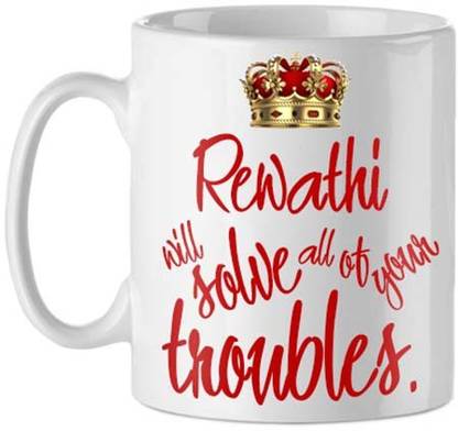 Muggies Magic Novelty Quote Rewathi Ceramic Coffee Mug