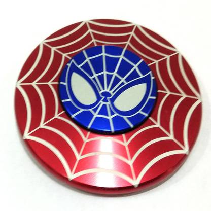 RVM Toys High Quality Metal Fidget Spinners (Spiderman Round Red)
