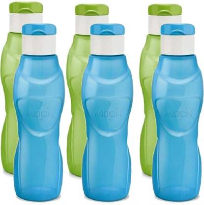 MILTON Ace Flip 1000ML - Blue, Green (Set of 6) 1000 ml Bottle