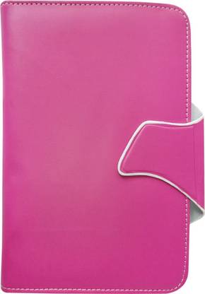 Fastway Book Cover for Intex I-Buddy IN-7DD01 Tablet Leather Flip Cover