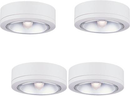 Ormit 5W WARMWHITE CABINET SPOTLIGHT CAN BE FIXED ON ANY SURFACE PACK OF 2PCS Recessed Ceiling Lamp