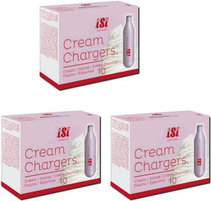 THW iSi 30 pieces Box -N2O Nitrous Oxide Chargers of Cream Dispenser