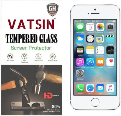 Vatsin Tempered Glass Guard for Apple iPhone 5, Apple iPhone 5s