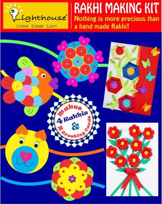 Lighthouse Rakhi Making Kit - DIY Kit