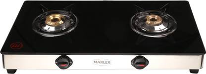 Marlex Classic 2 Burner Glass Manual Gas Stove