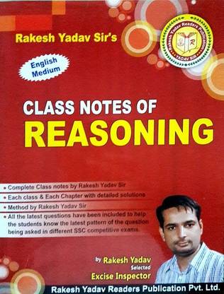 Class Notes Of Reasoning Rakesh Yadav